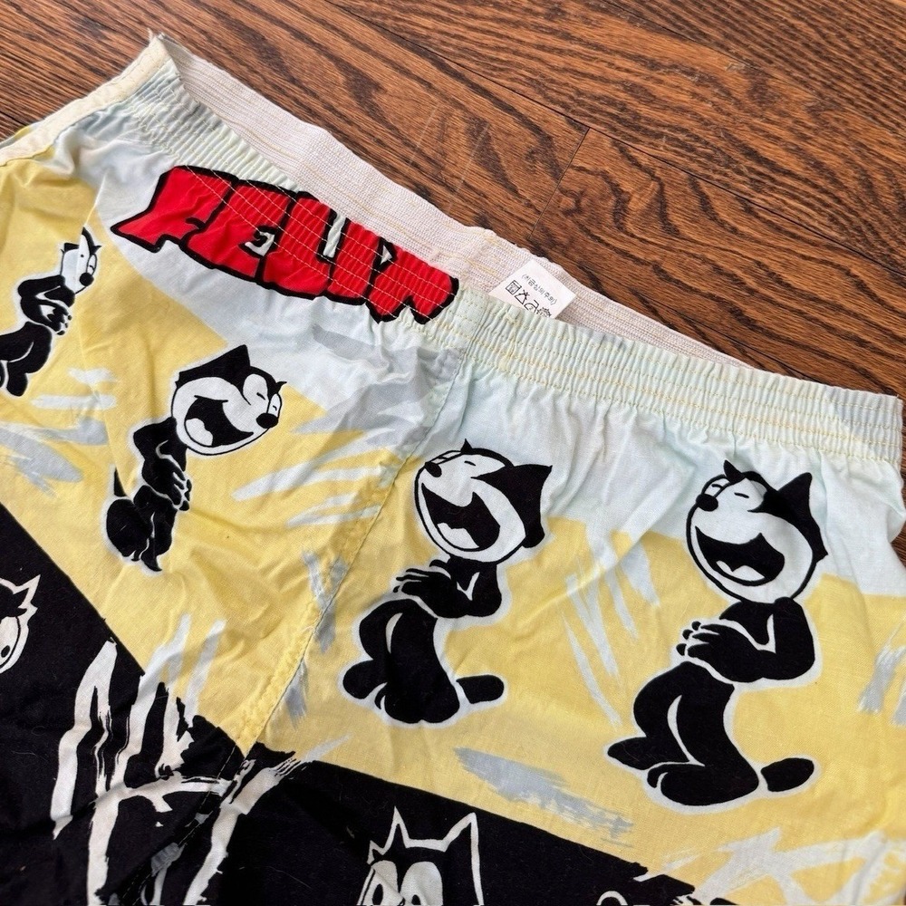 Vintage 90's Women's Felix The Cat TV Cartoon Short Shorts - Size M (S/M) - Picture 2 of 6